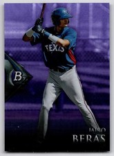 2014 BOWMAN PLATINUM CHROME PROSPECTS PURPLE REFRACTOR #BPCP92 JAIRO BERAS RC