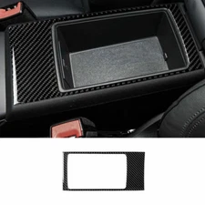For 2014-20 Audi A3 S3 Real Carbon Fiber Central Console Armrest Box Cover Trim