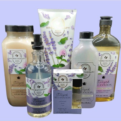 ''STEEPED RELAXATION'' LAVENDER + MINT + TEA AROMATHERAPY BUNDLE