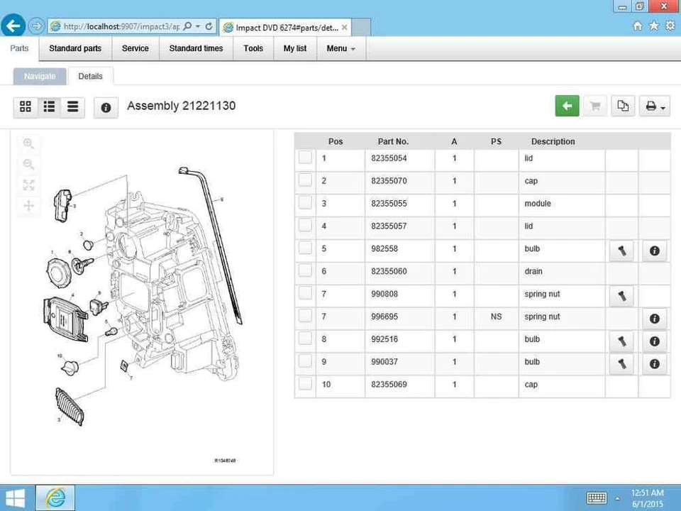 VOLVO IMPACT 11/2021 EPC SPARE PART CATALOG WORKSHOP MANUALS DIAGRAMS TRUCKS BUS - Immagine 2 di 4