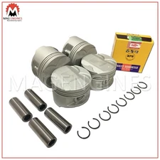 PISTON & RING SET TOYOTA 2ZZ-GE FOR COROLLA TS CELICA MATRIX LOTUS 99-08