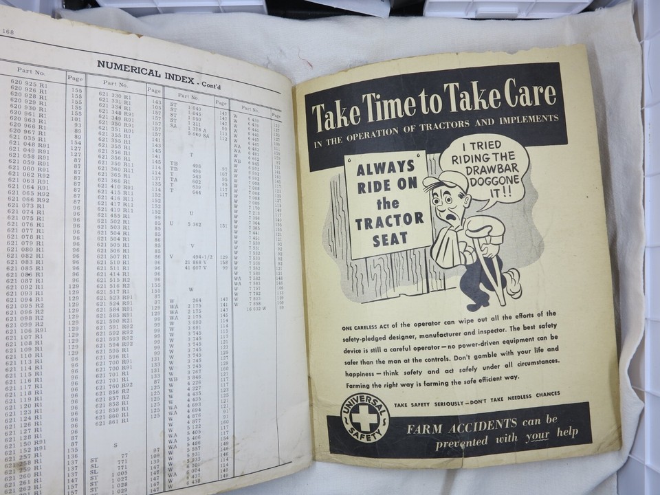 1953 International Harvester McCormick Model MF Grain Drill Owner's