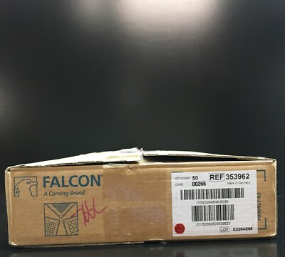 Corning Falcon REF 353962 | 384-well Black/Clear Flat Bottom Microplate w Lid