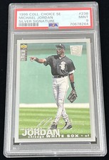 1995 Collectors Choice SE Silver Signature #238 Michael Jordan PSA 9 MINT 