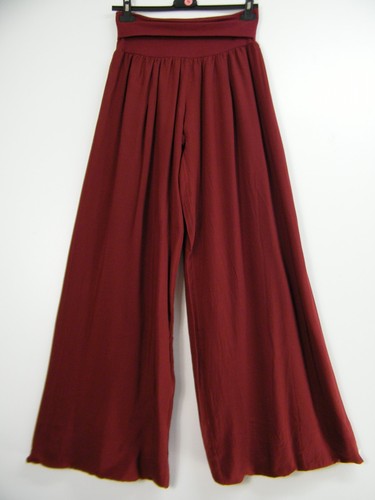 Ample 100% Viscose,Coton Doublé Plazzo Pantalon 13 Cols TAILLES S,M,TAILLE,XL - Picture 2 of 12