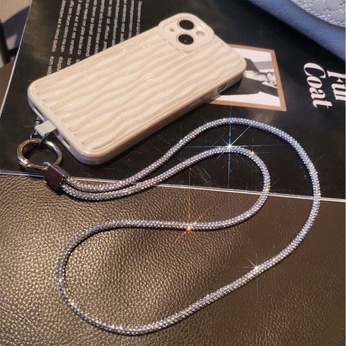 Keychain Diamond Crystal Anti-lost Rope Bright Chain Straps Phone Accessories - 第 3/16 張圖片
