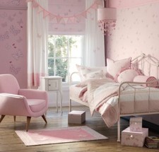 Laura Ashley Kids Wallpaper Bella Butterfly Pink (Same Batch) NEW 