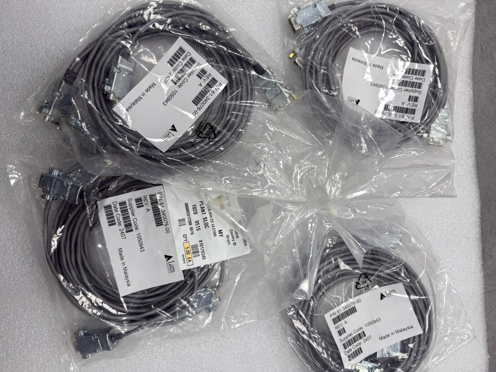 Lam Research 61-340076-00 CBL,ASSY,Rev.A,NEW