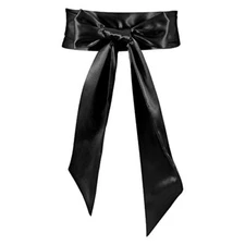 Women Sash Belt for Bow Dress Long Satin Waist Belt for Wedding Party Special