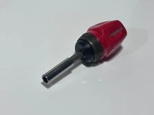 NOS Armstrong USA 66-582 STUBBY Gearless Ratcheting Screwdriver, Red Hard Handle