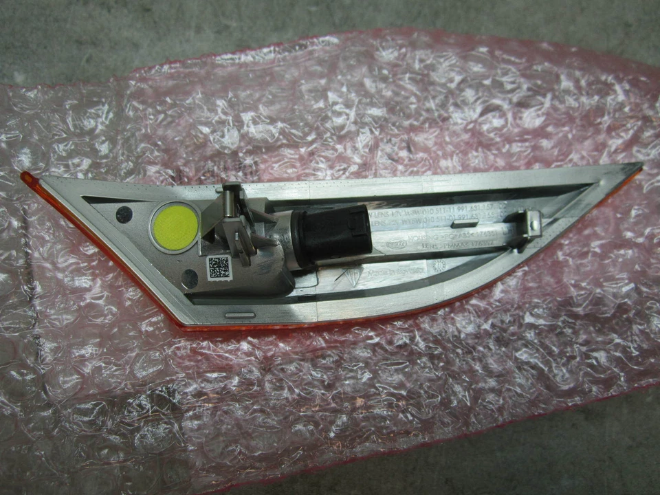 em10434 Porsche Cayman 2014 2015 2016 Front LH Side Marker Turn Light Signal OEM - Изображение 4 из 4
