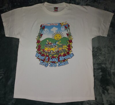 VTG 2004 GRATEFUL DEAD SUMMER TOUR T SHIRT LARGE DOUBLE SIDED SHAKEDOWN ST THE