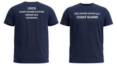 GRAND ISLE COAST GUARD STATION*LOUISIANA*2-SIDED PERFORMANCE POLYESTER SHIRT
