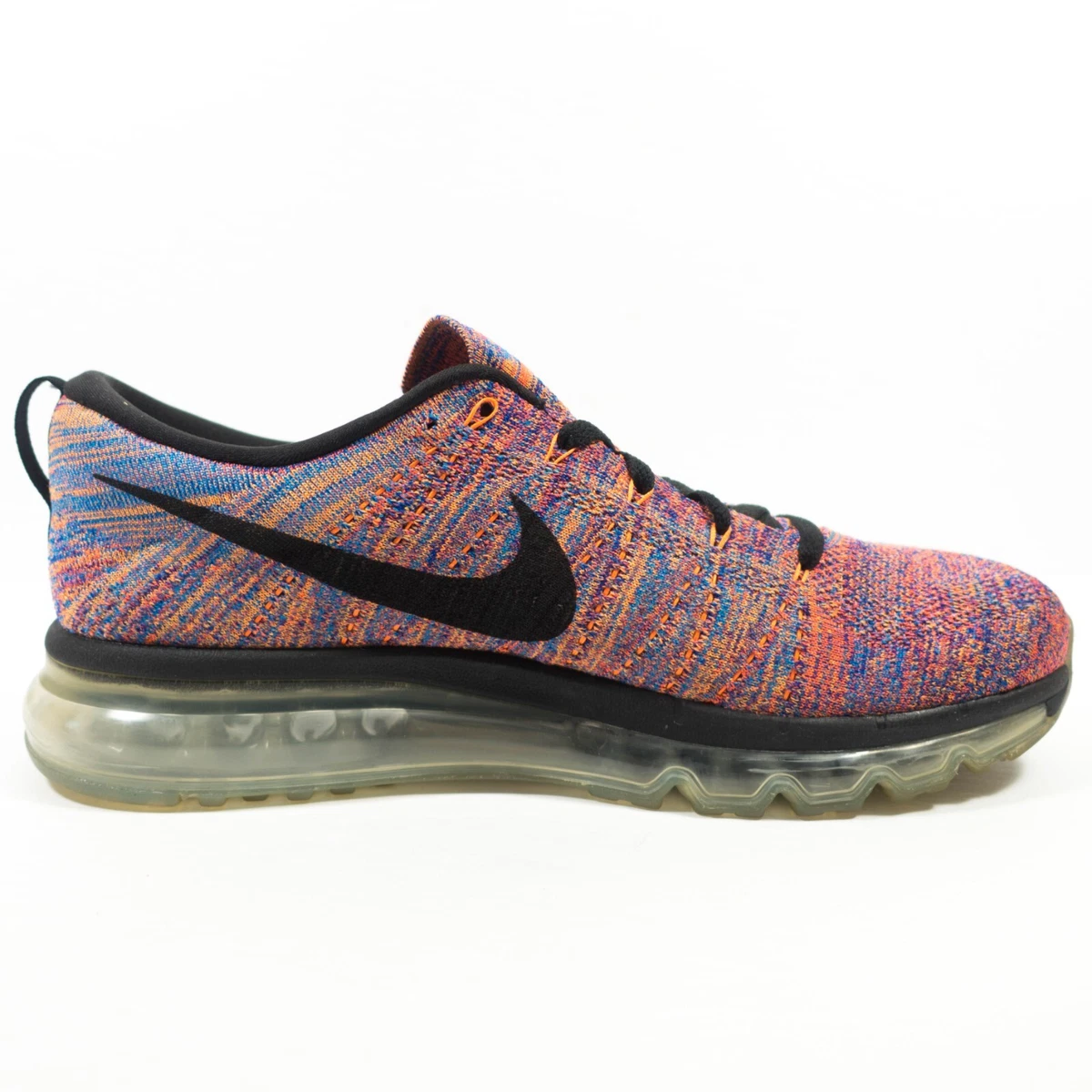 taquigrafía Bebé mosquito Nike Flyknit Air Max 2015 Running Shoes - Men&#039;s Size 10 - Orange Black  | eBay