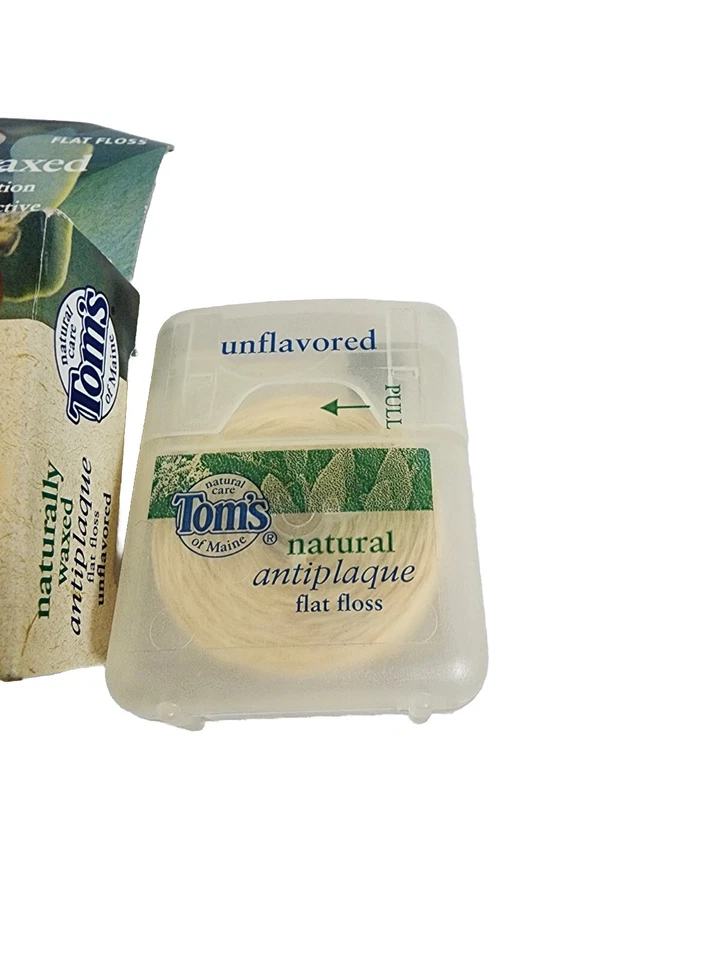 TOM'S OF MAINE hilo dental antiplaca plano sin sabor 32 yardas nuevo Foto 2 de 4
