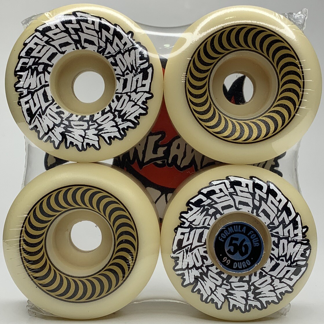 Spitfire F4 Conical Full F*ing Awesome 56MM Skateboard Wheels 99a