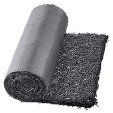 Rubber Mulch Roll for Landscaping 96 x 22in Recycled Rubber Mulch Mat