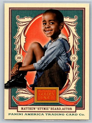 2013 Panini Golden Age Matthew Beard Actor #38