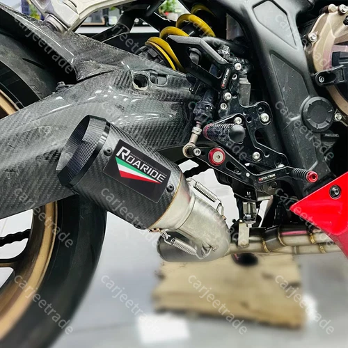 For Honda CBR650R CB650R F CBR650F Full Exhaust Muffler System Header Link Pipe - Picture 5 of 8