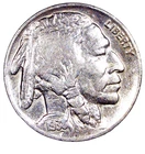 1938-D  Buffalo Nickel .....   Detailed Coin.....   1-9-12