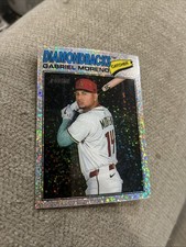 2026 Topps Heritage Gabriel Moreno Silver Sparkle Parallel #361 Diamondbacks