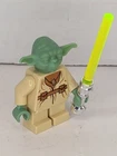 LEGO STAR WARS YODA MINIFIG SW0051 SETS 7103/7260/4502 w/ LIGHT SABER FREE SHIP