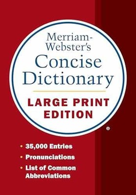 Merriam-Webster s Concise - Paperback, by Merriam-Webster - Acceptable