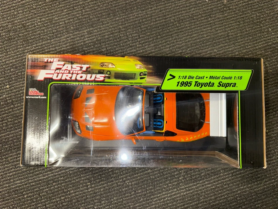 Racing Champions "The Fast and Furious" 1995 Toyota Supra Orange. NIB - Image 3 of 4