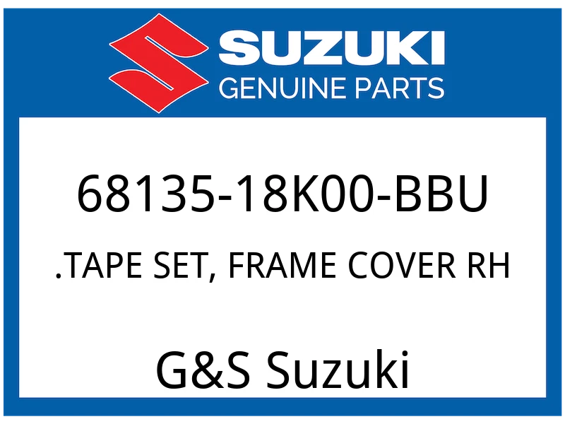 .TAPE SET, FRAME COVER RH | FOR YKV