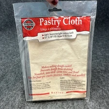 NOS Norpro Pastry Cloth 17x18" Heavyweight Cotton Knit Nonstick Baking Sealed
