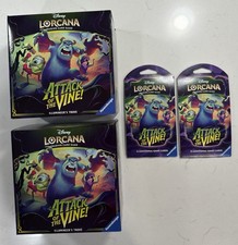 X2 Disney LORCANA ATTACK OF THE VINE ILLUMINEER S TROVE 2 Sleeved Packs