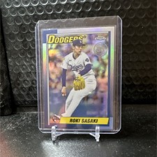 Topps 2025 Chrome Update Series Roki Sasaki #90CU-18 Rookie Dodgers 1990 Insert