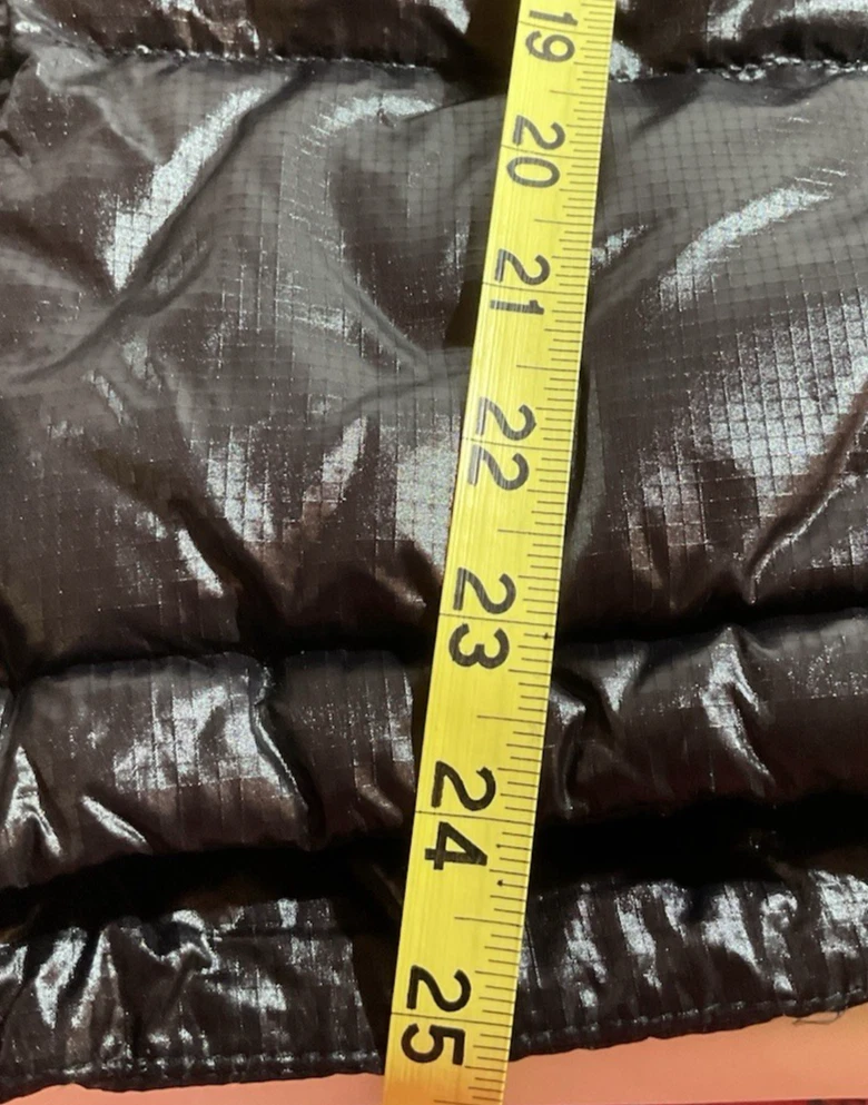 Broken Planet Men's Black Puffer Jacket Hooded Size L Multiple Zip Pockets EUC - product detail image 8
