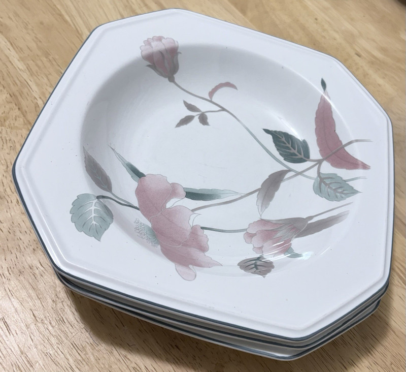 Mikasa Continental Silk Flowers F3003 Nesting Serving Bowl Set of 3 