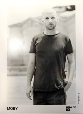 Moby original Press Photo Size A4 Music Memorabilia Mute