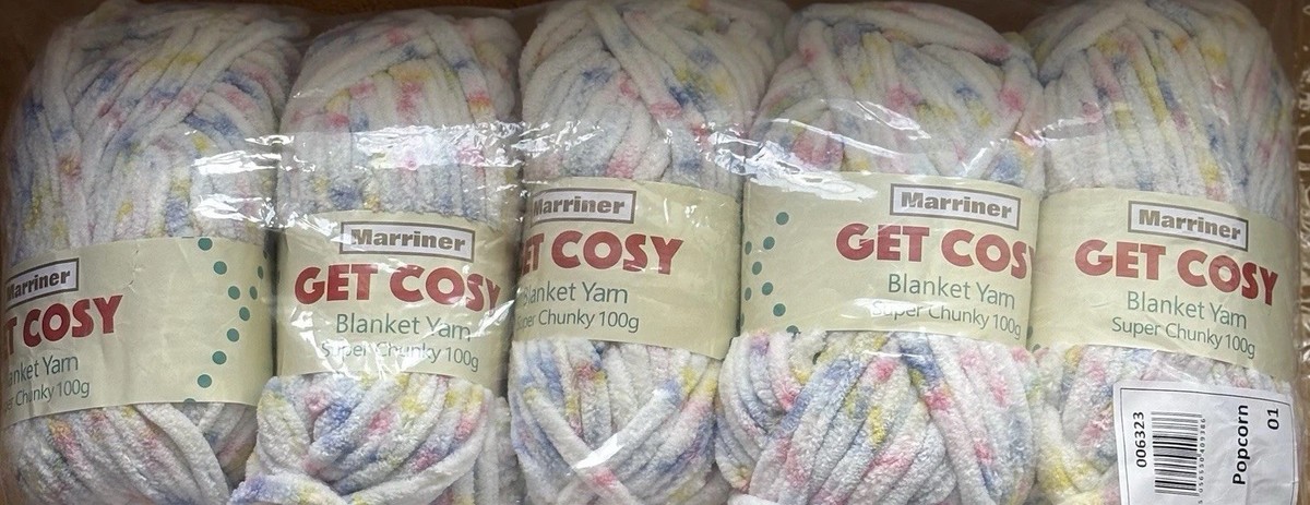 Marriner Get Cosy Blanket Super Chunky Baby Yarn 5x100g Balls