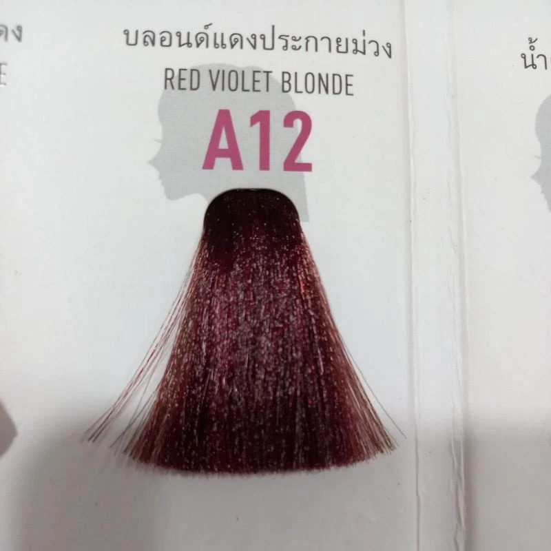 A12 Berina Permanent Hair Dye Cream Developer Fashion Punk Style Red Violet Blon - Image 2 of 3