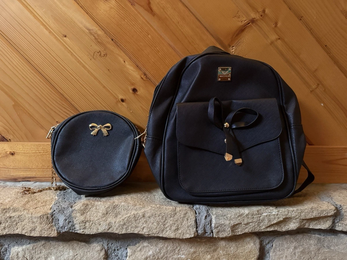Bow Backpack Handbags Bags & Leather Exterior for Women for 