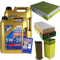 Inspektionskit Filter Liqui Moly ÖL 10L 5W-30 FüR Vw Touareg 7LA 7L6 7L7 3.0