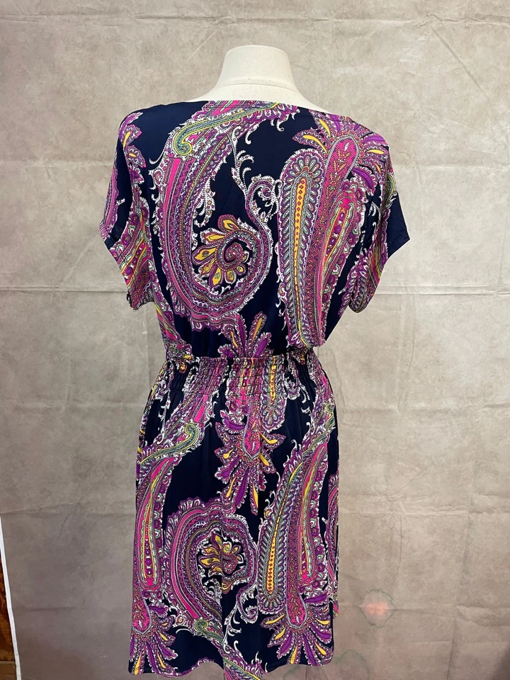 Relaxx by Exist 女式多色连衣裙短袖 2X 码 — 第 3/4 张图片