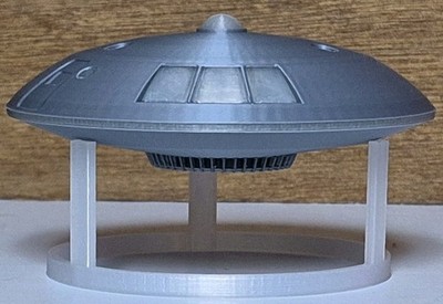Jupiter 2 [Lost in Space]- In Flight With Stand- small (Flying Saucer/UFO)