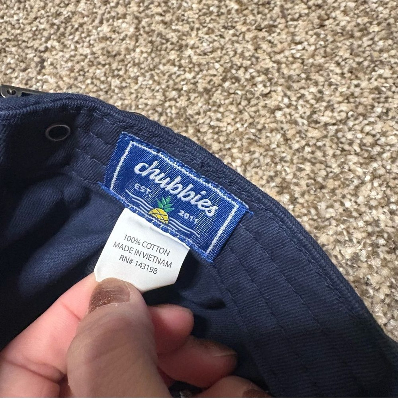 Chubbies Dark Blue Baseball Cap - image 7