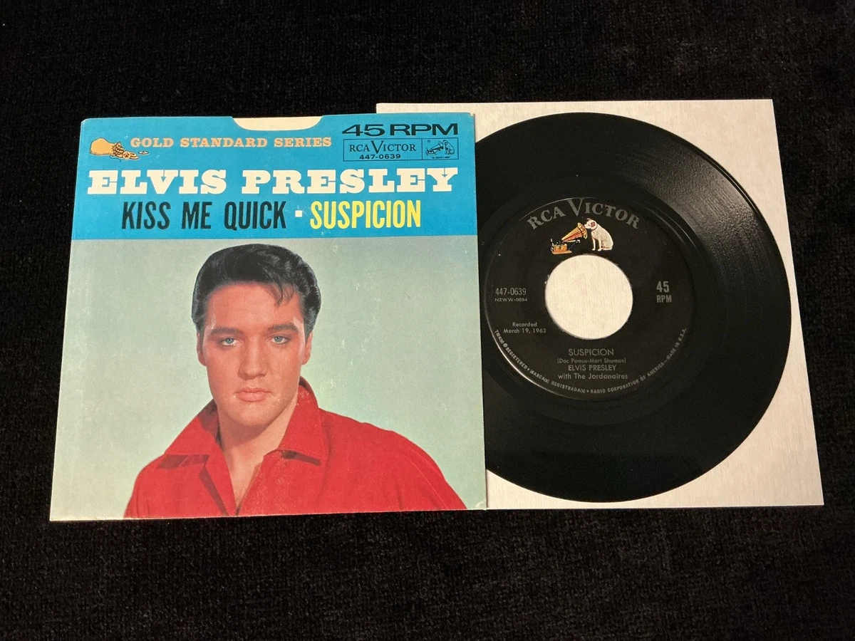 Elvis Presley Near Mint (NM or M -) Sleeve 45 RPM Speed Vinyl