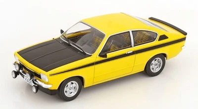 1:18 MCG Opel Kadett C Coupe GT/E 1975 yellow/flatblack - Bild 1 von 3