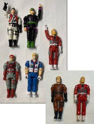 Vintage 1991 ToyMax Adventure Man Action Figures gi Joe force kaido bikin MPACT