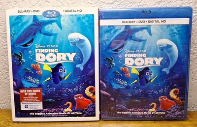 Finding Dory (Blu-ray + DVD, 2016) Disney Pixar w/ Slipcase Brand New Sealed