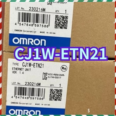 Omron New CJ1W-ETN21 Ethernet Unit Module - Supports EtherNet/IP, TCP/IP & UDP