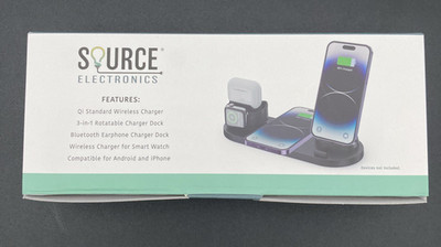 Source Electronics 6-in-1 Multi-Function Charging Station-New in Box!
