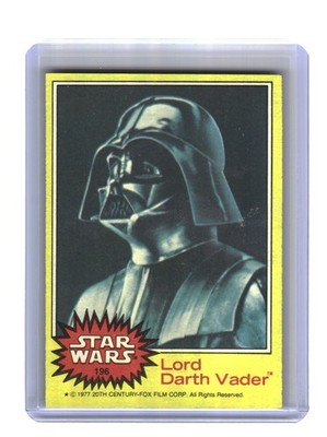 1977 Topps Star Wars #196 Lord Darth Vader