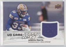2018 Upper Deck CFL UD Game Jersey Andrew Harris #GJ-AH l5j